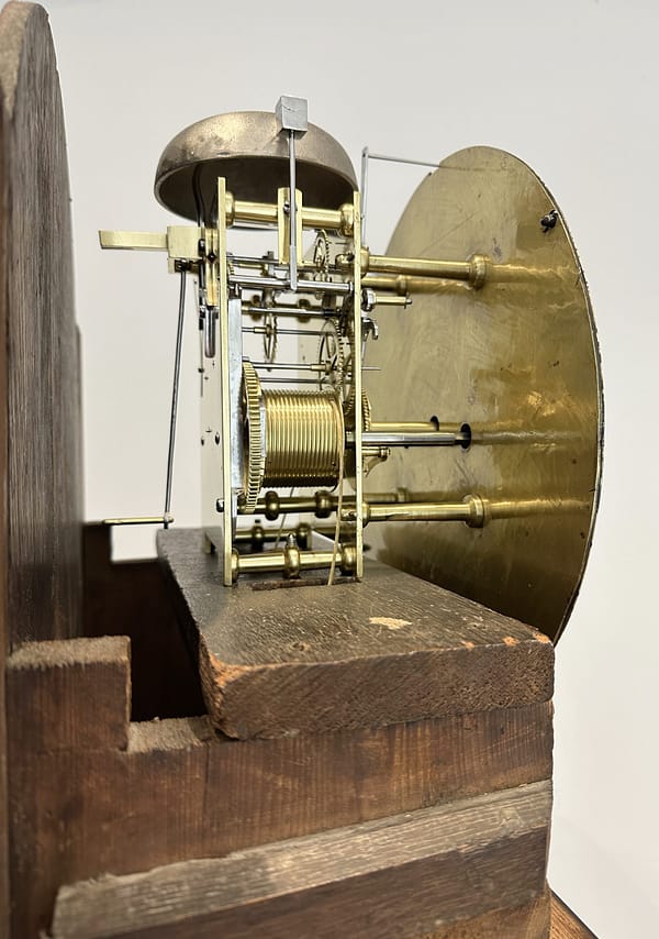 georgian-longcase-clock-thwaites-london-move1 image of a fully restored Georgian clock movement, expertly restored by story antique clocks