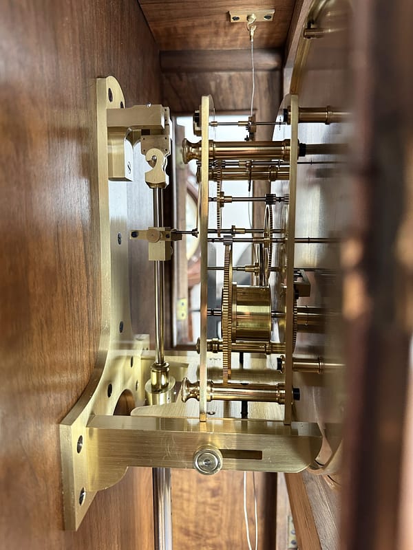 lenzkirch-regulator-longcase-precision-clock-movement-fitted image of an exceptional quality lenzkirch precision regulator clock