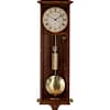 dachluhr-vienna-regulator-wall-clock A fine quality Austrian mahogany and boxwood inlaid ''Dachluhr'' regulator wall clock of one month duration.