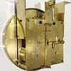 french-walnut-regulator-wall-clock-movement TRhe fully restored antique French wall regulator movement with large spring barrels