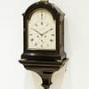 london-georgian-single-pad-top-fusee-bracket-table-clock-main A fine and attractive example of an ebonised bracket clock with its original matching wall bracket. Made by the eminent maker J Thwaites of London and retailed by James Lindley of London.