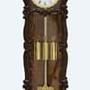 mayer-biedermeier-viennese-carved-grande-sonnerie-regulator-wall-clock-master-showroom Showroon image of the viennese antique wall regulator clock