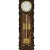mayer-biedermeier-viennese-carved-grande-sonnerie-regulator-wall-clock A very fine quality, carved mahogany Biedermeier Viennese Regulator wall clock, dating circa 1850, handmade in Vienna by the master clockmaker, Anton Mayer.