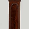 recordon-london-georgian-mahogany-longcase-grandfather-clock-master-showroom A showroom image of the fine flame mahogany longcase clock case