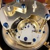 roskell-liverpool-eight-day-marine-chronometer-balance detatiled image of the escapement of the 8 day marine chronometer