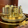 roskell-liverpool-eight-day-marine-chronometer-movement-detail image of the impressive 8 day marine chronometer movement