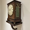 rosewood-bracket-clock-adams-london-wall-bracket image of the antique bracket clock on its original bracket