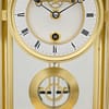 french-four-glass-year-duration-dial detailed image of a fine quality Ellicot style comensated pendulum for a fine quality year duration french four glass mantel clock.