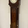 georgian-longcase-clock-handley-moore-london -showroom2 showroom image of a georgian mahogany longcase clock by handley and moore