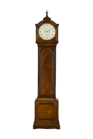 georgian-longcase-clock-thwaites-london image of a fine quality georgian longcase clock by john thwaites of London circa 1808