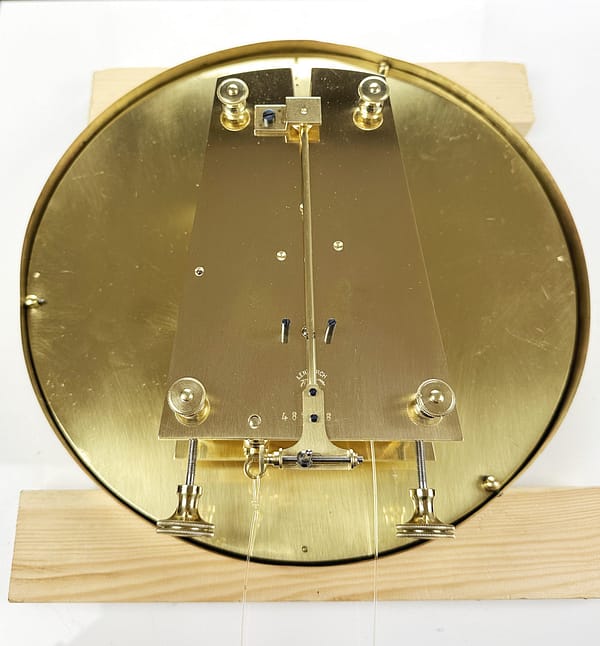 lenzkirch-walnut-regulator-longcase-clock-movement Fully restored precision Lenzkirch regulator movement