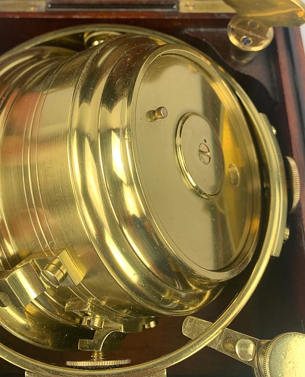 barraud-marine-chronometer-bowl The brass bowl of the marine chronometer by Barraud of london circa 1850