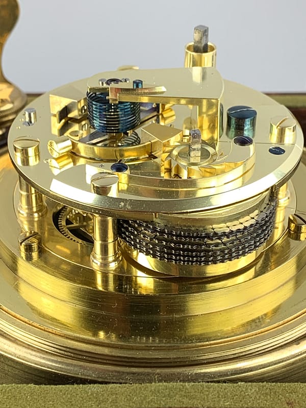 litherland-davies-liverpool-marine-chronometer-balance Image of the very fine chain driven fusee antique Liverpool marine chronometer movement