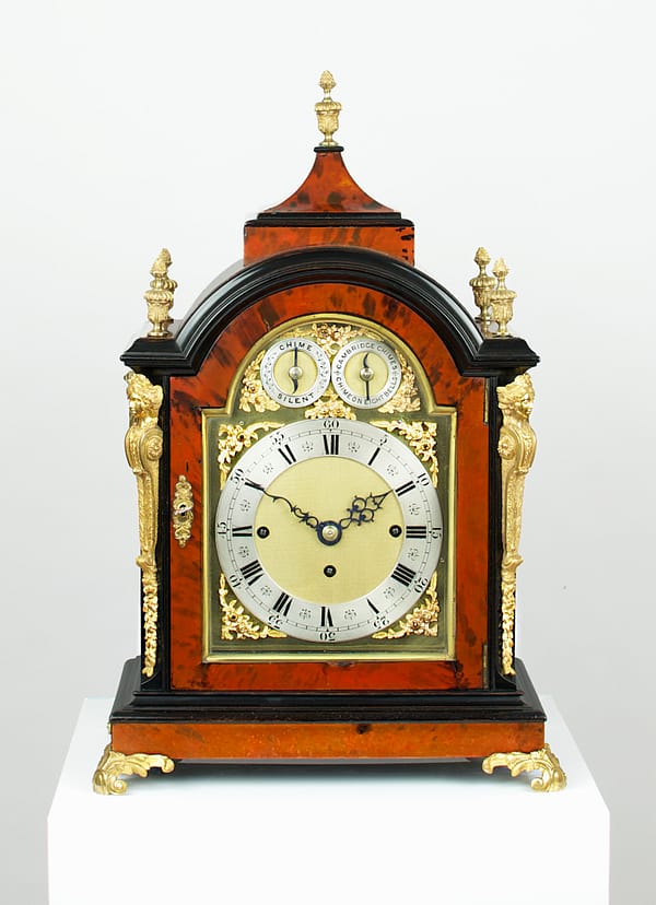 victorian-quarter-chiming-board-room-fusee-bracket-table-clock-main1 A Fine Quality Quarter Chiming Bracket / Table Clock, Elliott London C.1880, showroom image