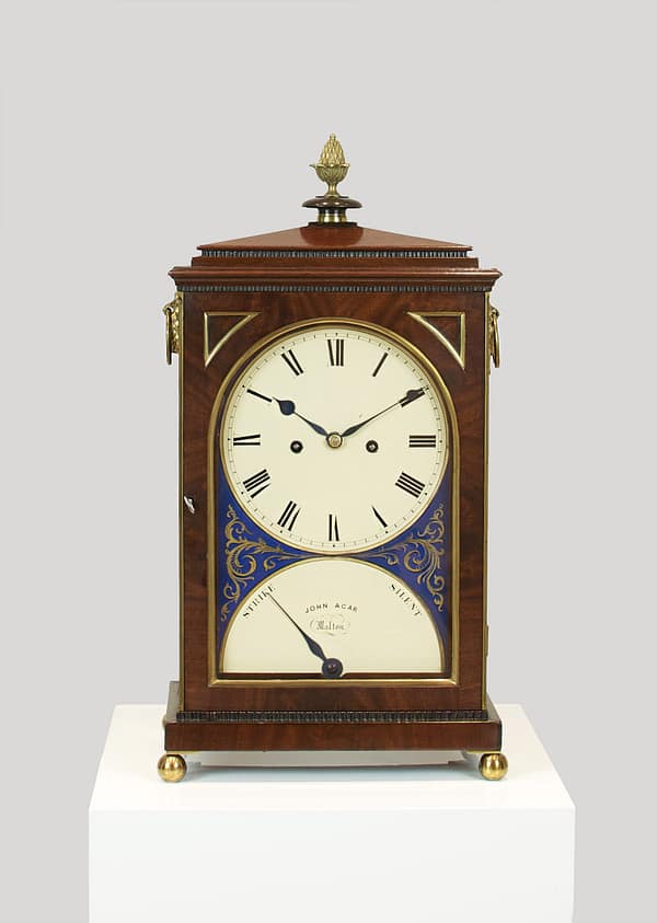 agar-malton-mahogany-georgian-fusee-bracket-clock-main-image-front Showroom image of the John agar of Malton mahogany Georgian bracket clock