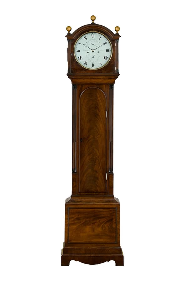 barwise-london-longcase-clock A fine mahogany longcase clock by the eminent maker John Barwise London circa 1800